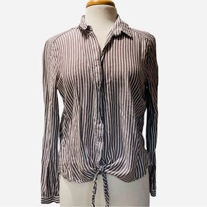 Ann Taylor Factory LP long sleeve button down shirt